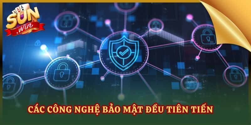Các công nghệ bảo mật đều tiên tiến