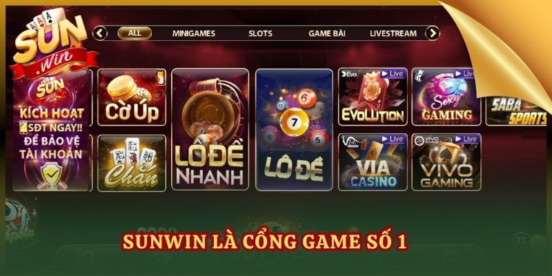 Sunwin là cổng game số 1